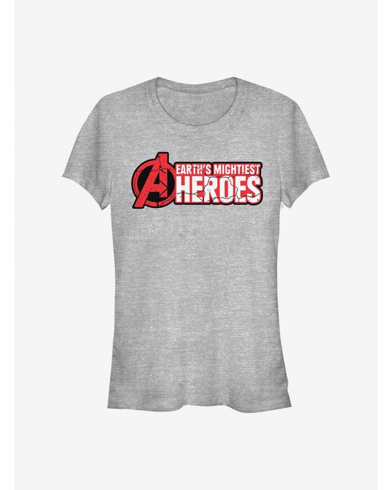 Marvel Avengers Avenger Cracks Girls T-Shirt $7.97 T-Shirts