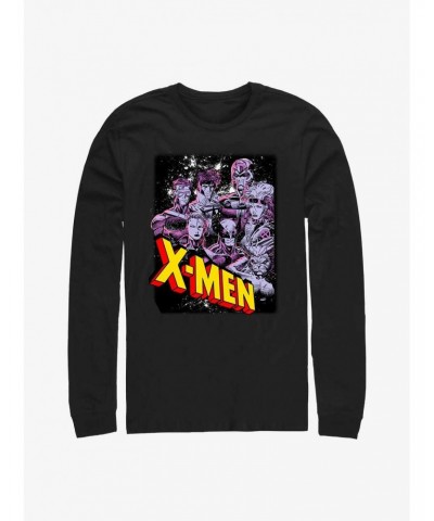 Marvel X-Men Vintage Team Long-Sleeve T-Shirt $10.00 T-Shirts