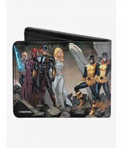 Marvel X-Men Issues X-Men 14 Character Group Cover Pose Bifold Wallet $8.36 Wallets