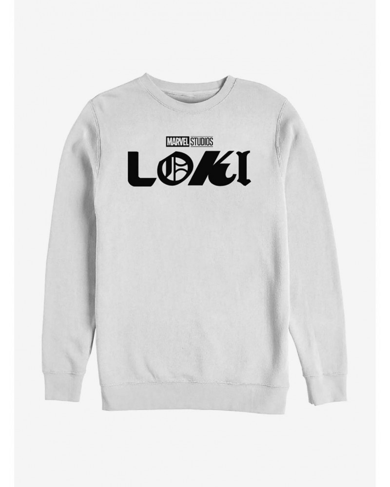 Marvel Loki Logo Crew Sweatshirt $9.45 Sweatshirts