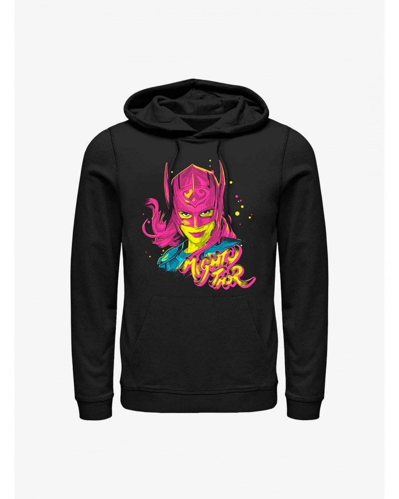 Marvel Thor: Love And Thunder Pop Art Thor Hoodie $11.85 Hoodies