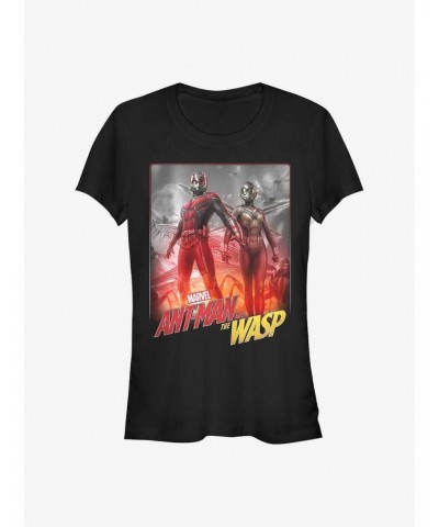 Marvel Ant-Man And The Wasp Hero Pose Girls T-Shirt $5.98 T-Shirts