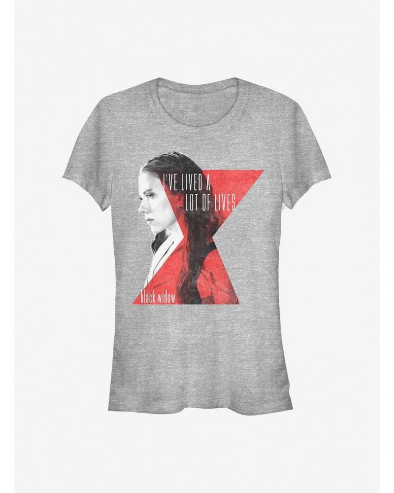 Marvel Black Widow Lives Of Widow Girls T-Shirt $6.57 T-Shirts