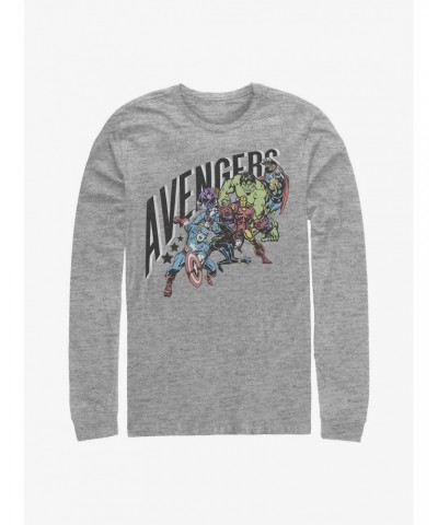 Marvel Avengers In Line Long-Sleeve T-Shirt $12.37 T-Shirts