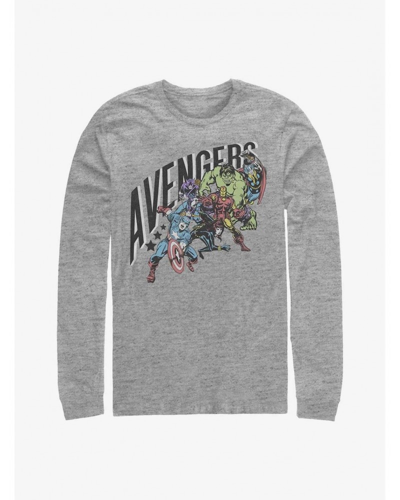 Marvel Avengers In Line Long-Sleeve T-Shirt $12.37 T-Shirts