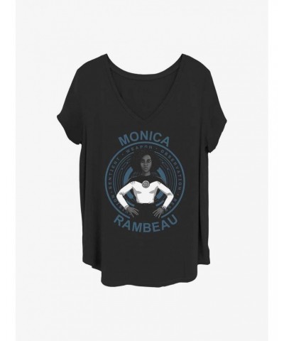 Marvel WandaVision Heroic Rambeau Girls T-Shirt Plus Size $8.79 T-Shirts