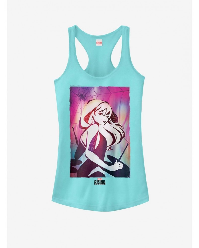 Marvel Spider-Man Into The Spider-Verse Water Gwen Girls Tank $7.37 Tanks