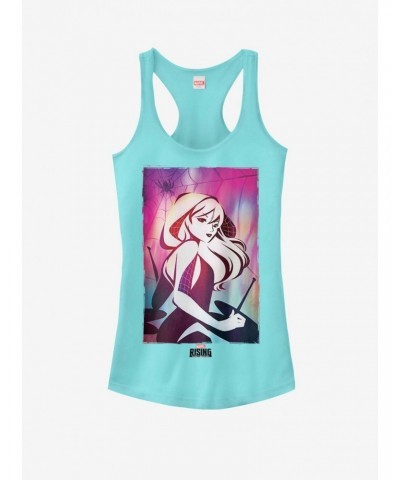 Marvel Spider-Man Into The Spider-Verse Water Gwen Girls Tank $7.37 Tanks