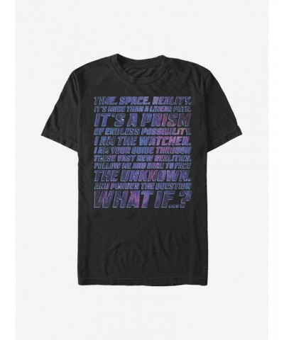 Marvel What If...? Space Prism T-Shirt $5.93 T-Shirts