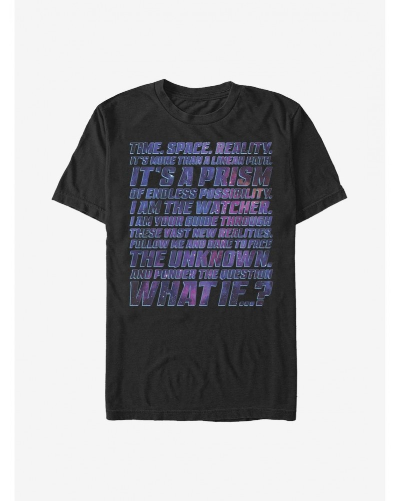 Marvel What If...? Space Prism T-Shirt $5.93 T-Shirts