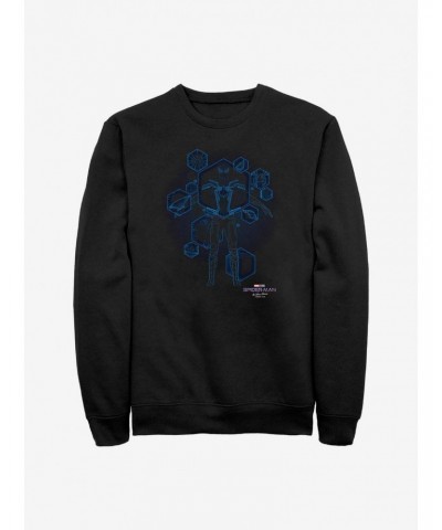 Marvel Spider-Man Blue Print Ready Crew Sweatshirt $11.81 Sweatshirts