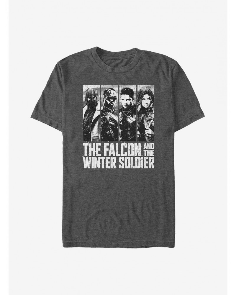 Marvel The Falcon And The Winter Soldier Characters T-Shirt $5.74 T-Shirts