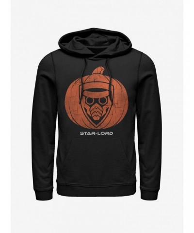 Marvel Guardians Of the Galaxy Star Lord Pumpkin Hoodie $14.73 Hoodies