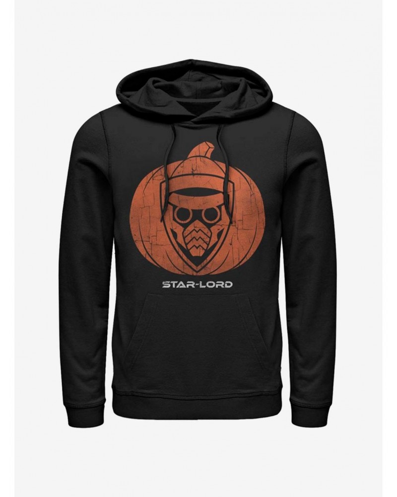 Marvel Guardians Of the Galaxy Star Lord Pumpkin Hoodie $14.73 Hoodies