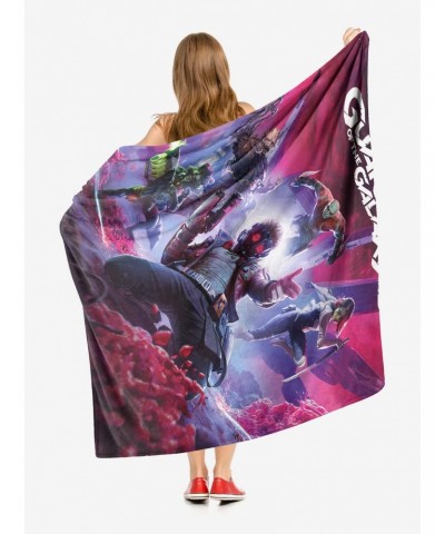 Marvel Guardians Of The Galaxy Guardian Gamers Throw Blanket $18.57 Blankets