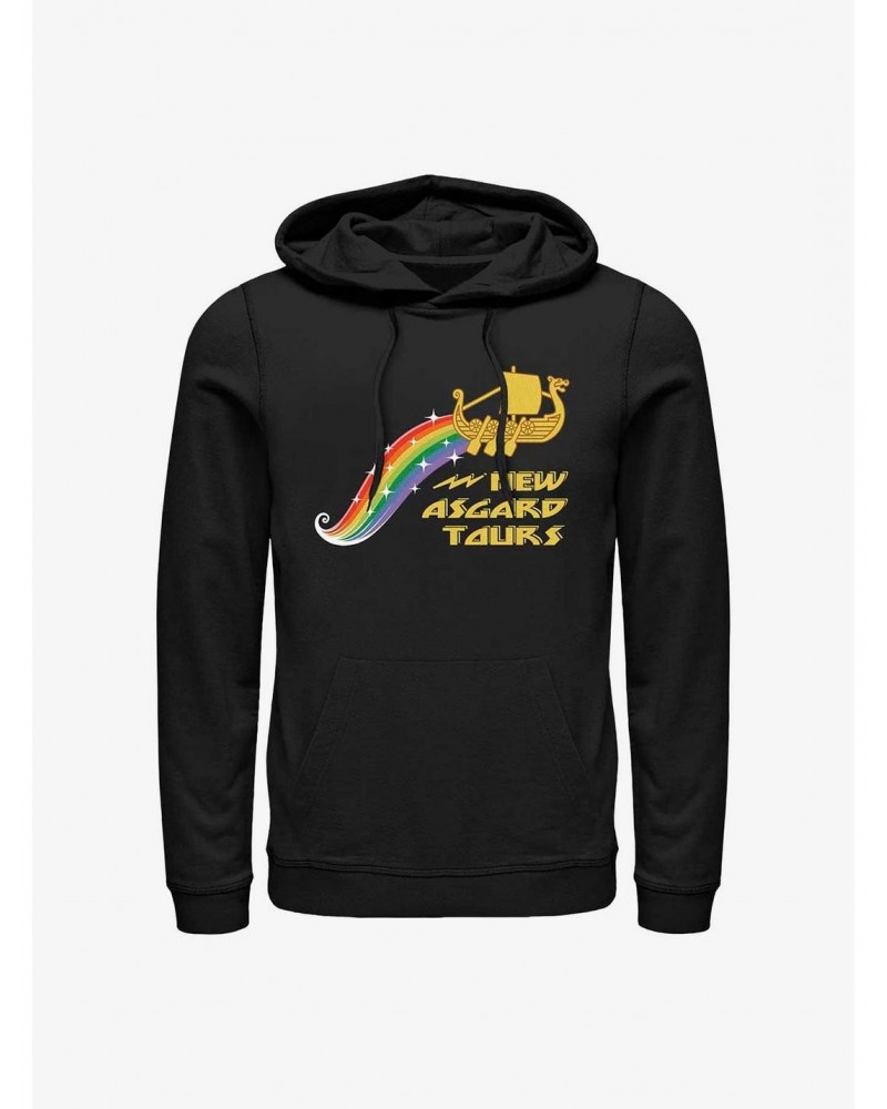 Marvel Thor: Love And Thunder Rainbow Tours Hoodie $16.16 Hoodies