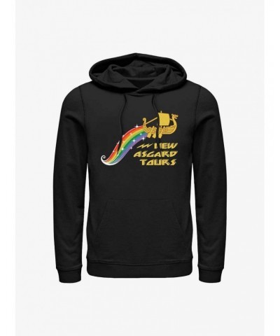 Marvel Thor: Love And Thunder Rainbow Tours Hoodie $16.16 Hoodies