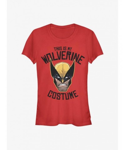 Marvel Wolverine Costume Girls T-Shirt $8.57 T-Shirts