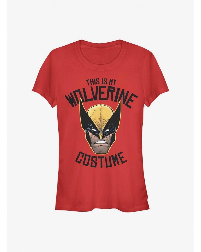 Marvel Wolverine Costume Girls T-Shirt $8.57 T-Shirts