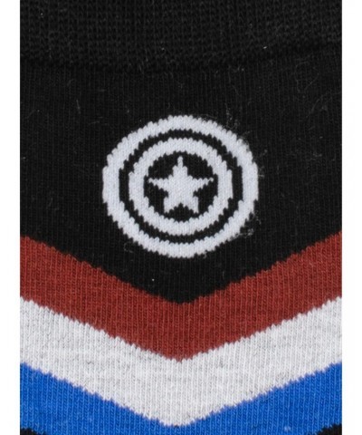 Marvel Captain America Chevron Stripe Men's Socks $6.17 Socks