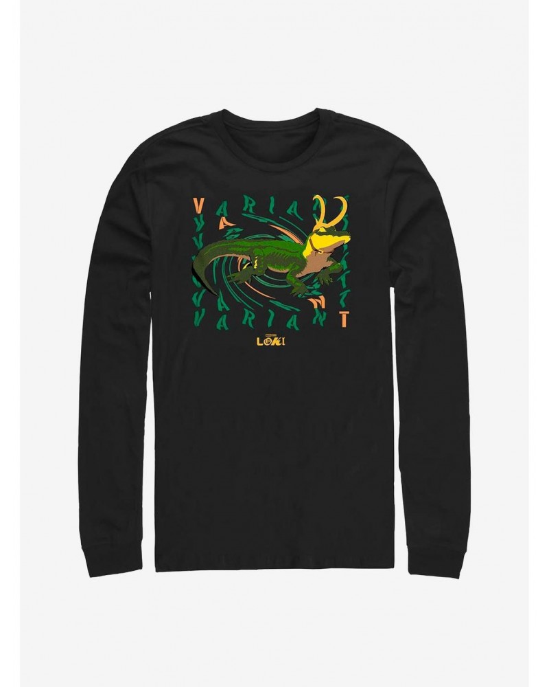 Marvel Loki Alligator Loki Deviance Long-Sleeve T-Shirt $10.53 T-Shirts