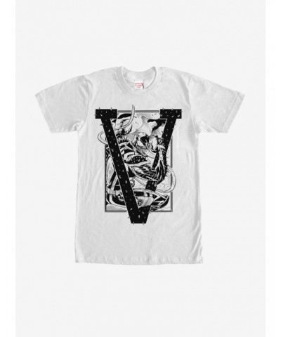 Marvel Venom V Is For Venom T-Shirt $6.12 T-Shirts