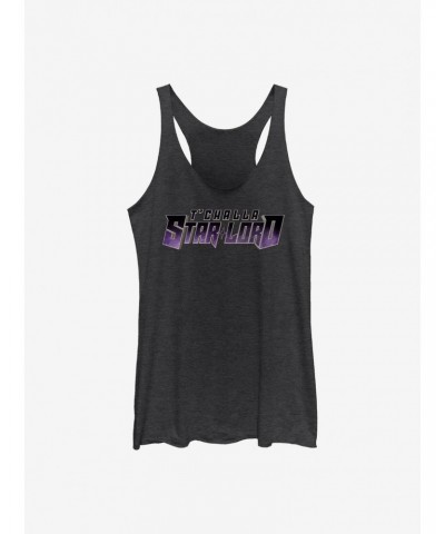 Marvel What If...? T'Challa Was Star-Lord Girls Tank $7.46 Tanks