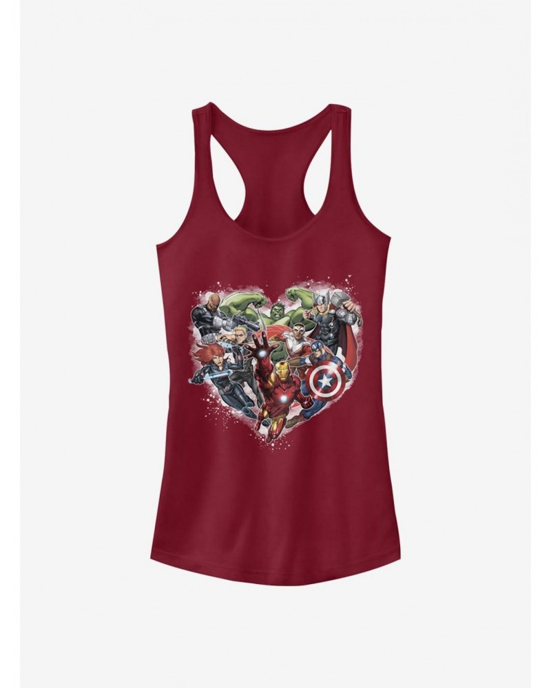 Marvel Avengers Avenger Heart Girls Tank $9.16 Tanks