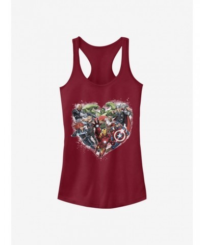 Marvel Avengers Avenger Heart Girls Tank $9.16 Tanks