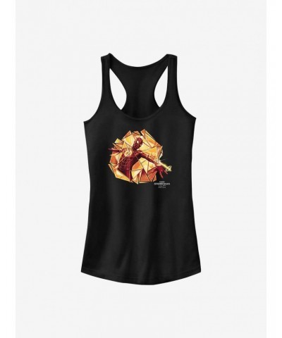 Marvel Spider-Man: No Way Home Gold Web Shot Girls Tank $6.37 Tanks