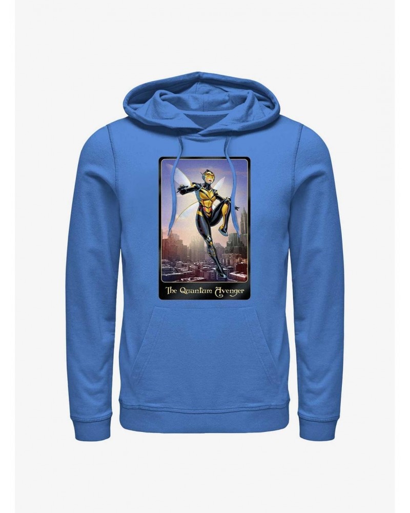 Marvel Ant-Man and the Wasp: Quantumania Wasp The Quantum Avenger Poster Hoodie $14.73 Hoodies