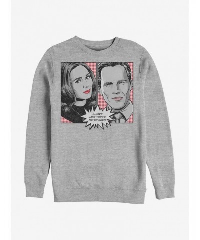 Marvel WandaVision Pop Art Crew Sweatshirt $11.51 Sweatshirts