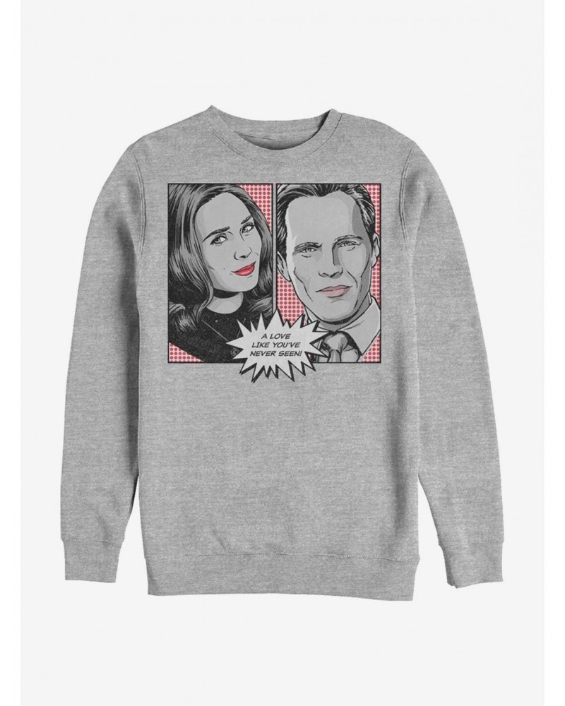 Marvel WandaVision Pop Art Crew Sweatshirt $11.51 Sweatshirts