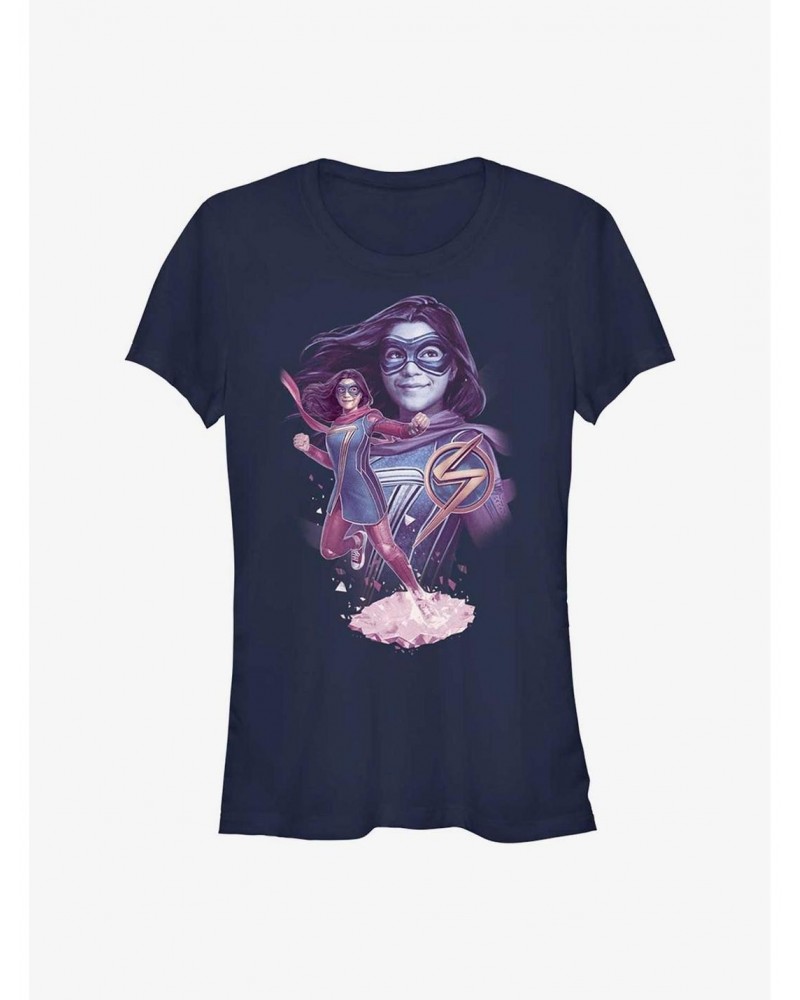 Marvel Ms. Marvel House Of Mirrors Girls T-Shirt $9.16 T-Shirts