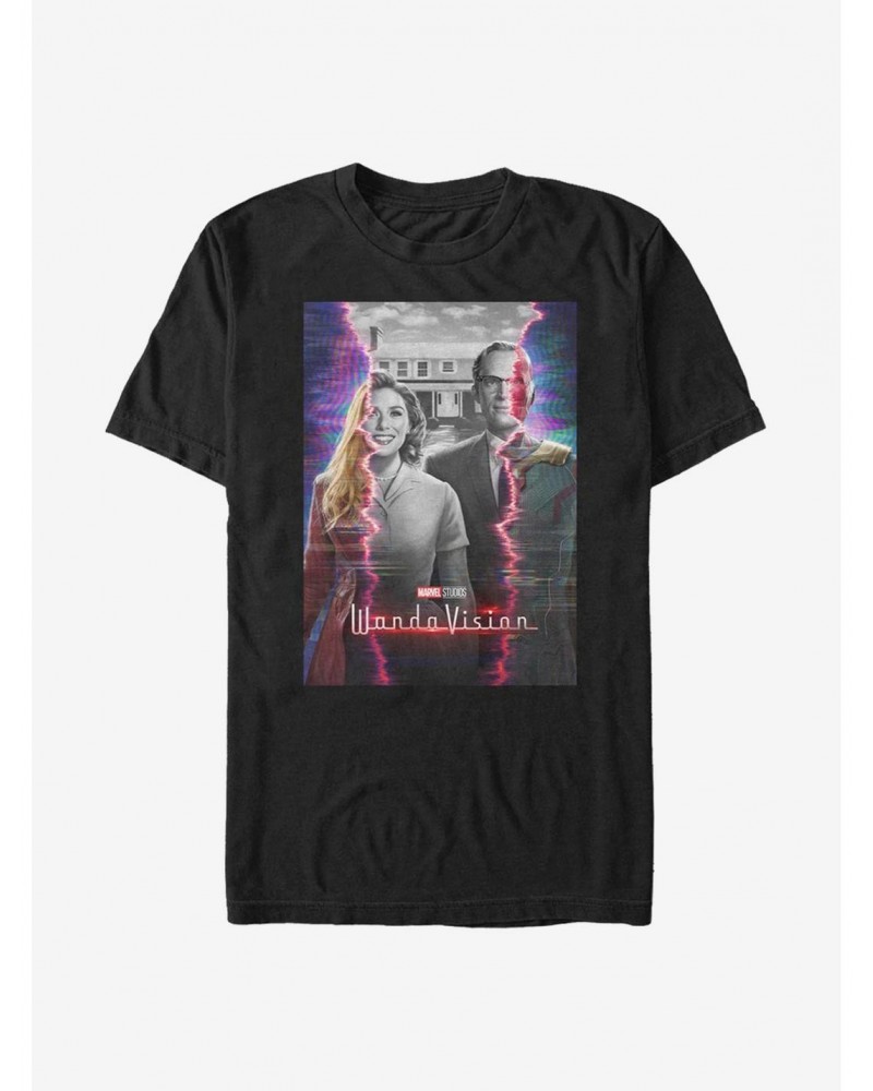 Marvel WandaVision Teaser Poster T-Shirt $5.93 T-Shirts