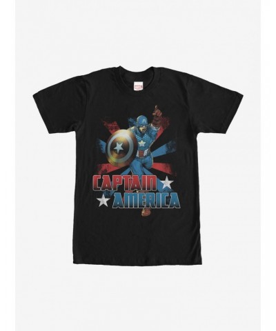 Marvel Captain America Star T-Shirt $8.80 T-Shirts