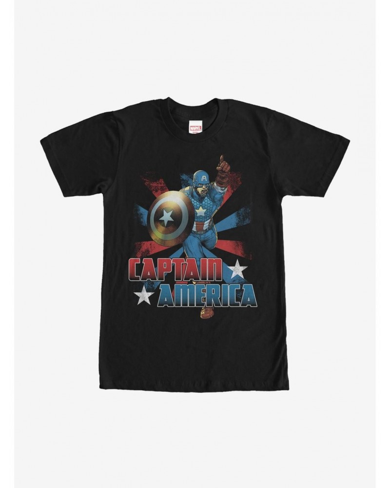 Marvel Captain America Star T-Shirt $8.80 T-Shirts