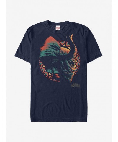 Marvel Black Panther 2018 Killmonger's Mask T-Shirt $5.74 T-Shirts