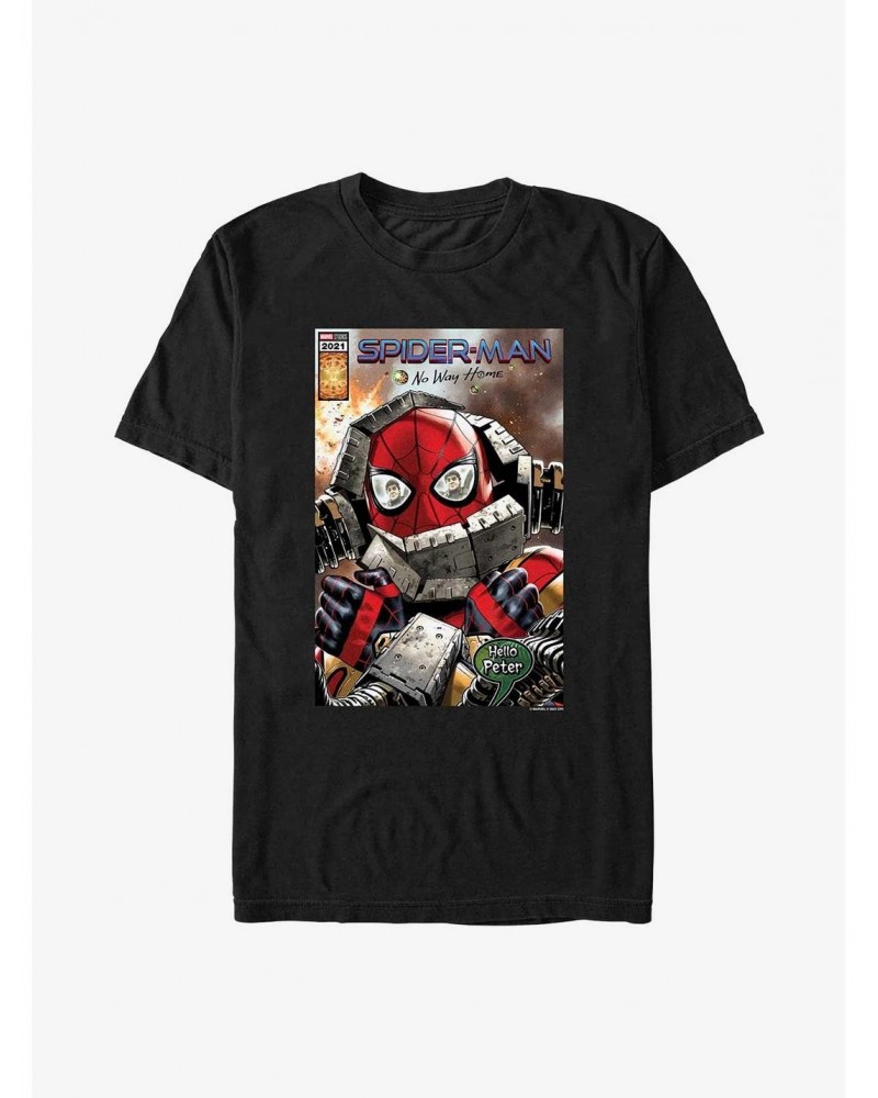 Marvel's Spider-Man Hello Peter Comic Cover T-Shirt $6.12 T-Shirts