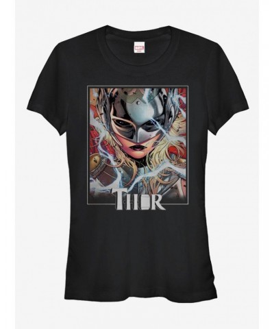 Marvel Jane Foster Thor Mask Girls T-Shirt $9.56 T-Shirts