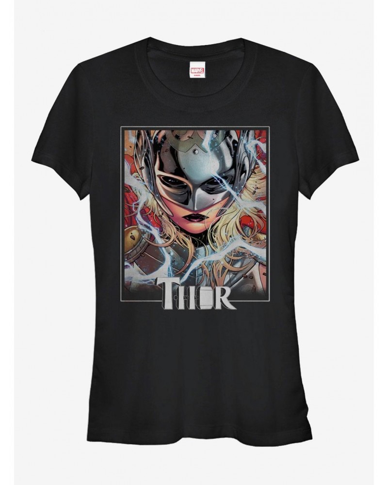 Marvel Jane Foster Thor Mask Girls T-Shirt $9.56 T-Shirts