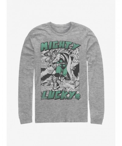 Marvel Thor Mighty Lucky Thor Long-Sleeve T-Shirt $8.42 T-Shirts