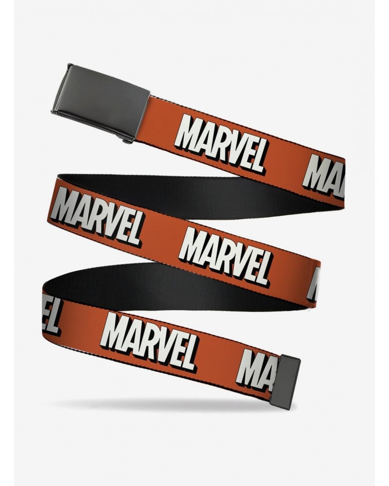 Marvel Shadow Logo Red Black White Clamp Belt $6.24 Belts