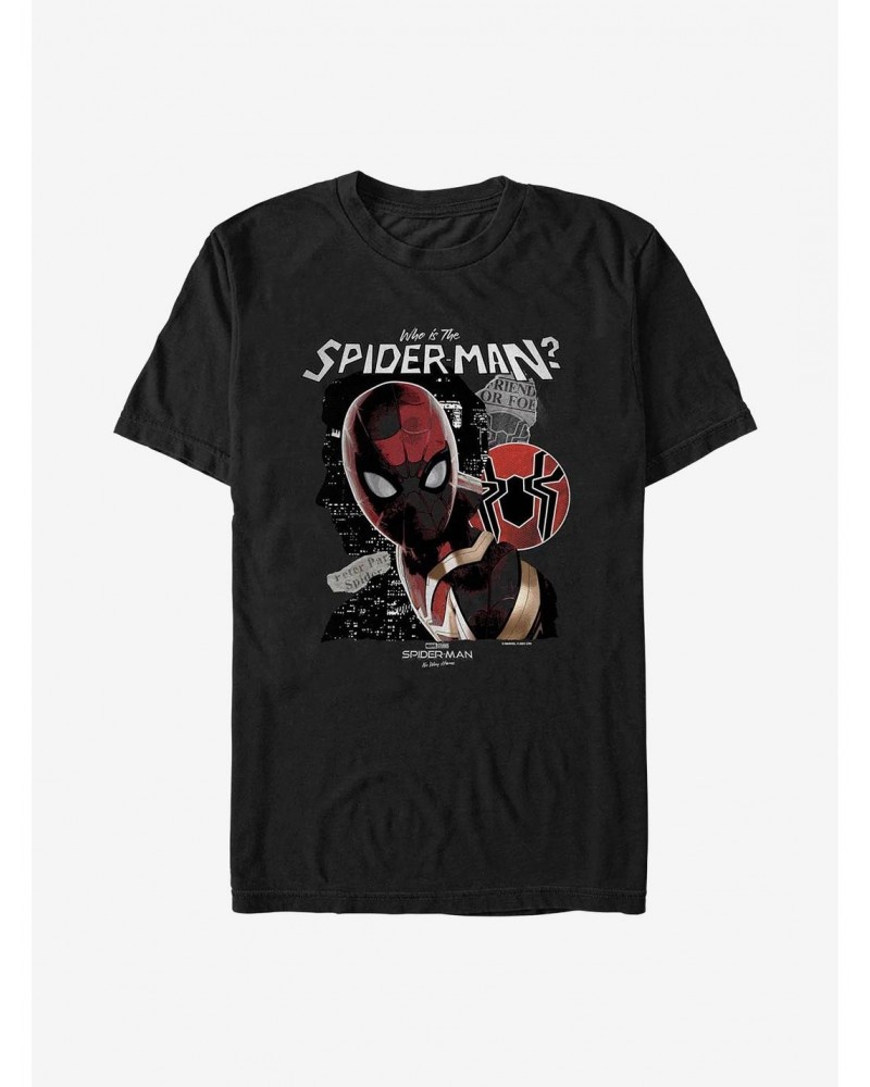 Marvel Spider-Man: No Way Home Who Is He? T-Shirt $6.50 T-Shirts