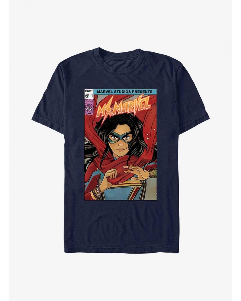 Marvel Ms. Marvel Comic Cover T-Shirt $6.12 T-Shirts