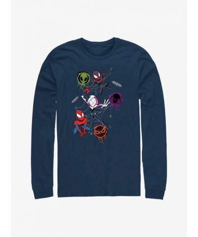 Marvel Spider-Man Spidey Trio Long-Sleeve T-Shirt $12.11 T-Shirts