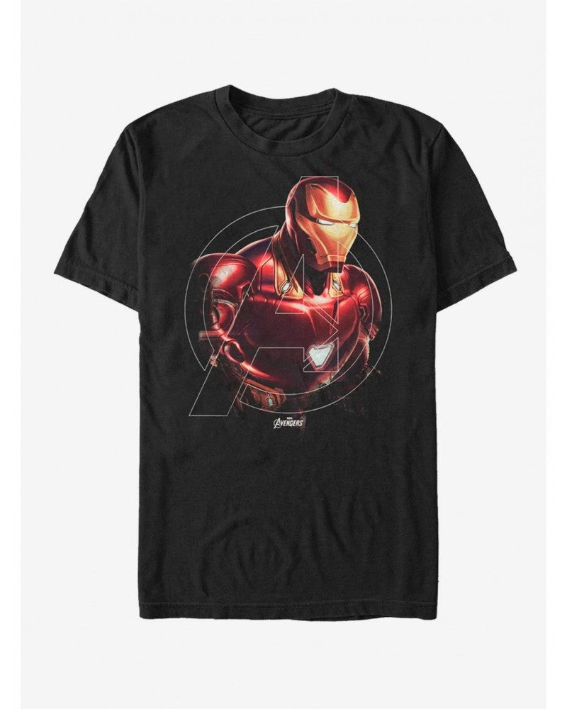 Marvel Avengers Endgame Iron Man Iron Hero T-Shirt $6.69 T-Shirts