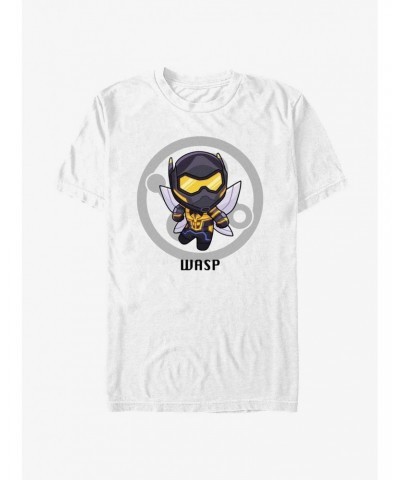 Marvel Ant-Man and the Wasp: Quantumania Chibi Wasp Badge T-Shirt $8.80 T-Shirts