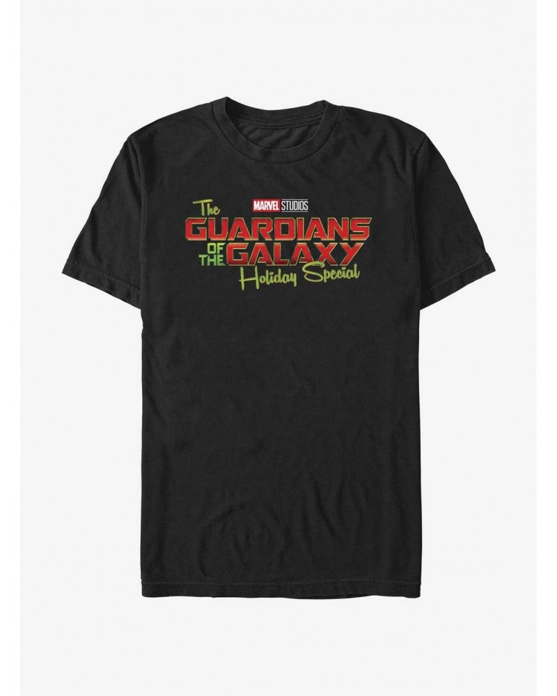 Marvel Guardians of the Galaxy Holiday Special Logo T-Shirt $8.80 T-Shirts