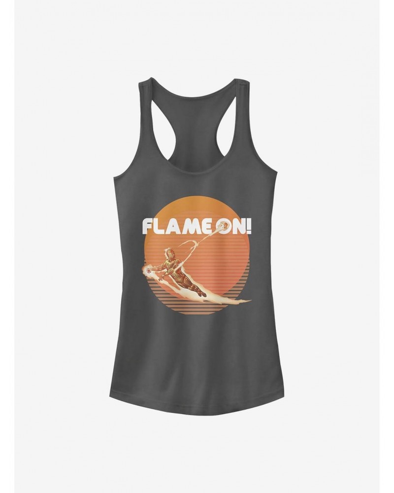 Marvel Fantastic Four Retro Flame Girls Tank $6.37 Tanks